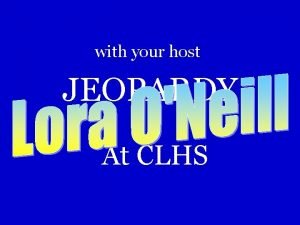 Factoring jeopardy Factoring jeopardy