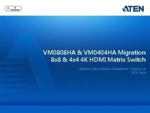 VM 0808 HA VM 0404 HA Migration 8