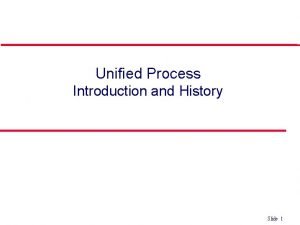 Unified process in ooad