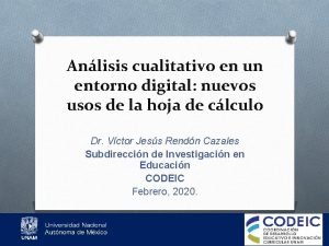 Anlisis cualitativo en un entorno digital nuevos usos