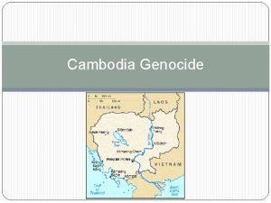 Khmer rouge timeline