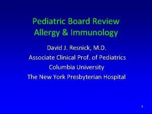 Allergy board review course