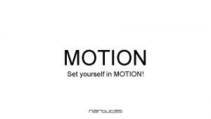 MOTION Set yourself in MOTION Electric height adjustable