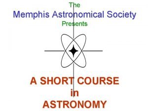 Memphis astronomical society