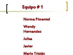 Norma pimentel izquierdo