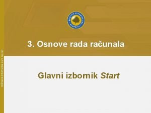 Udbenik informatike za 5 razred 3 Osnove rada