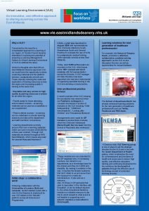 Virtual Learning Environment VLE An innovative cost effective