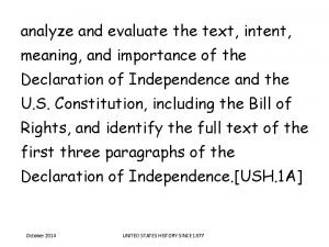 Analyze text for intent