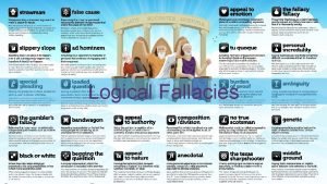 Logical Fallacies Argumentum Ad Hominem Attacking the persons