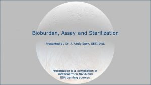 Bioburden assay