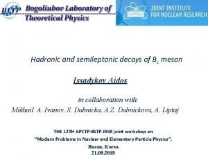 Hadronic and semileptonic decays of Bc meson Issadykov