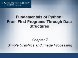 Fundamentals of Python From First Programs Through Data