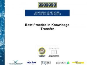 Best Practice in Knowledge Transfer Triple Helix Model