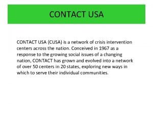 Cusa network