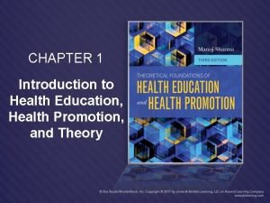 Health education introduction