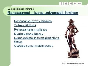 Ulos Eurooppalainen ihminen Renessanssi luova universaali ihminen Renessanssi