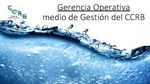 Gerencia operativa