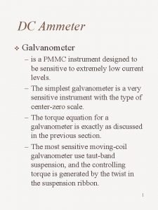 Pmmc instrument