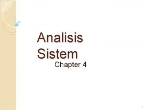 Definisi analisa sistem