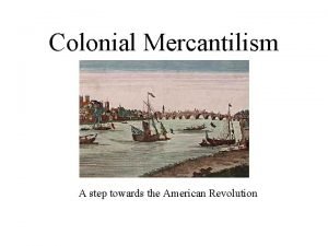British mercantilism