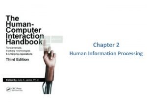 Human information processing hci