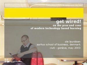 ole lauridsen asb 2003 get wired on the