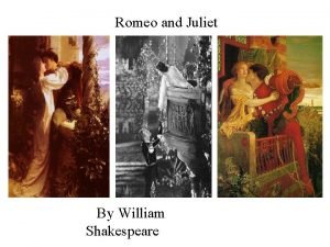 Summary of romeo and juliet by william shakespeare