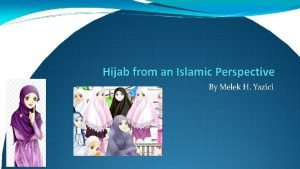 By Melek H Yazici Basic Terminology Islam Muslim