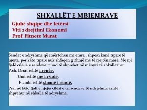 Shkallet e mbiemrit