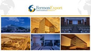 PRESENTACIN INSTITUCIONAL EMPRESA Sobre Nosotros Fermon Export naci