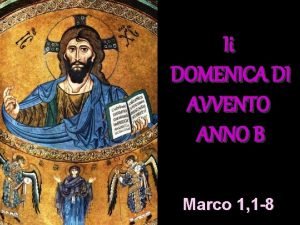 Ii DOMENICA DI AVVENTO ANNO B Matteo 3