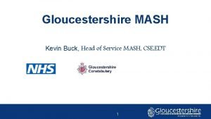 Gloucestershire mash