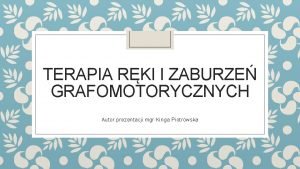 Terapia gestalt ppt