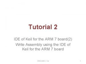 Arm assembly ide