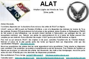 ALAT Aviation Lgre de lArme de Terre 2me