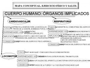 Mapa conceptual de ejercicio físico