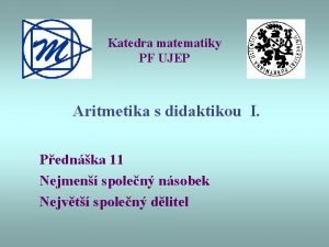 Katedra matematiky ujep