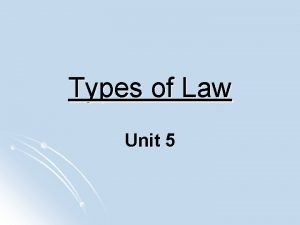 Statute law examples