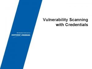 Credentialed vs non credentialed scan