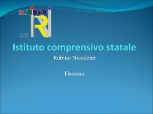 Istituto comprensivo rubino nicodemi fisciano