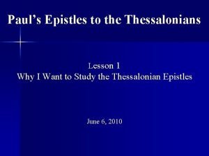 Did the church of thessalonica thrive