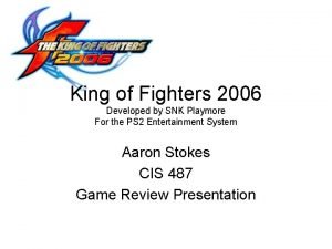 The king of fighters 2006