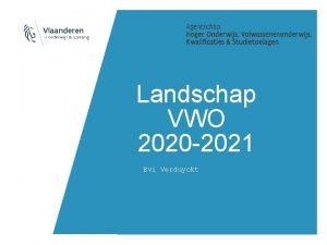 Landschap VWO 2020 2021 Evi Verduyckt Nieuwe rationalisatienormen