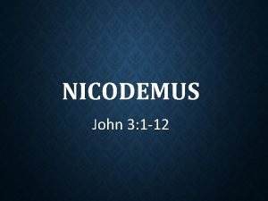 Nicodemus the pharisee