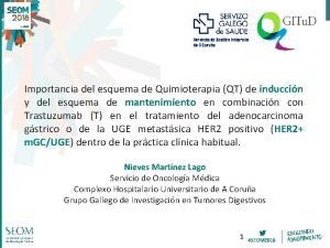 Importancia del esquema de Quimioterapia QT de induccin