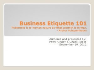 Business etiquette 101: social skills for success indireme
