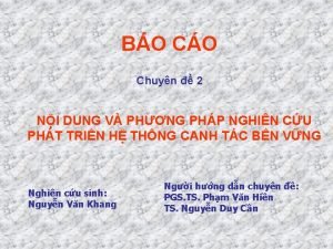 BO Chuyn 2 NI DUNG V PHNG PHP