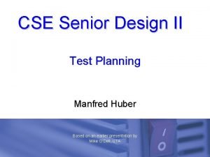 Cse test plan Cse test plan