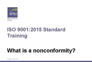 Nonconformity examples