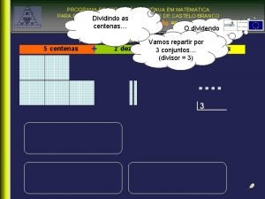 PROGRAMA DE FORMAO CONTNUA EM MATEMTICA PARA PROFESSORES